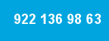 922 136 98 63